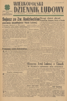 Wielkopolski Dziennik Ludowy : pierwsze pismo codzienne chłopów. R. 2, 1949, nr 109