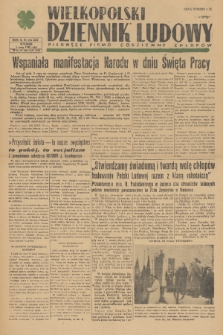 Wielkopolski Dziennik Ludowy : pierwsze pismo codzienne chłopów. R. 2, 1949, nr 118