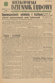 Wielkopolski Dziennik Ludowy : pierwsze pismo codzienne chłopów. R. 2, 1949, nr 119