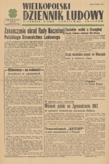 Wielkopolski Dziennik Ludowy : pierwsze pismo codzienne chłopów. R. 2, 1949, nr 136