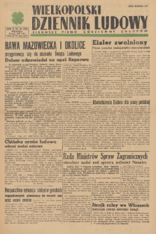 Wielkopolski Dziennik Ludowy : pierwsze pismo codzienne chłopów. R. 2, 1949, nr 144