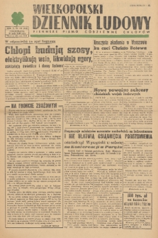 Wielkopolski Dziennik Ludowy : pierwsze pismo codzienne chłopów. R. 2, 1949, nr 145