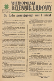 Wielkopolski Dziennik Ludowy : pierwsze pismo codzienne chłopów. R. 2, 1949, nr 147