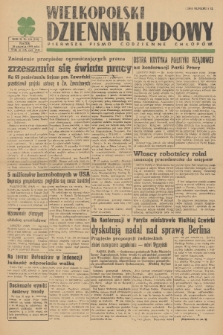 Wielkopolski Dziennik Ludowy : pierwsze pismo codzienne chłopów. R. 2, 1949, nr 154