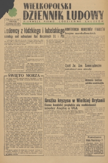 Wielkopolski Dziennik Ludowy : pierwsze pismo codzienne chłopów. R. 2, 1949, nr 174