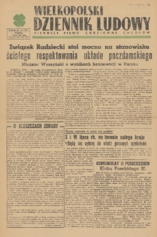 Wielkopolski Dziennik Ludowy : pierwsze pismo codzienne chłopów. R. 2, 1949, nr 176