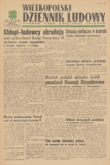 Wielkopolski Dziennik Ludowy : pierwsze pismo codzienne chłopów. R. 2, 1949, nr 184