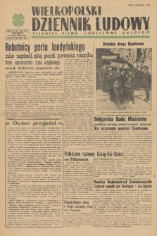 Wielkopolski Dziennik Ludowy : pierwsze pismo codzienne chłopów. R. 2, 1949, nr 188
