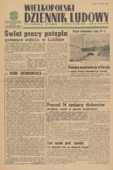 Wielkopolski Dziennik Ludowy : pierwsze pismo codzienne chłopów. R. 2, 1949, nr 190