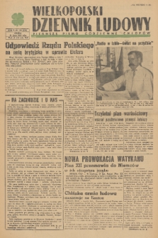 Wielkopolski Dziennik Ludowy : pierwsze pismo codzienne chłopów. R. 2, 1949, nr 194