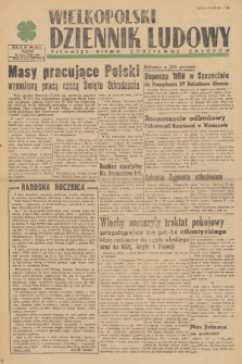 Wielkopolski Dziennik Ludowy : pierwsze pismo codzienne chłopów. R. 2, 1949, nr 196