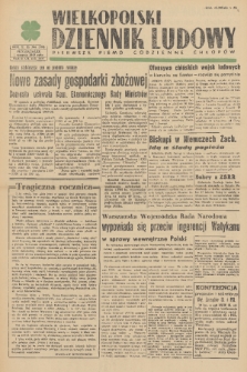 Wielkopolski Dziennik Ludowy : pierwsze pismo codzienne chłopów. R. 2, 1949, nr 206