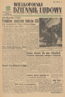 Wielkopolski Dziennik Ludowy : pierwsze pismo codzienne chłopów. R. 2, 1949, nr 207