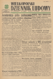 Wielkopolski Dziennik Ludowy : pierwsze pismo codzienne chłopów. R. 2, 1949, nr 210