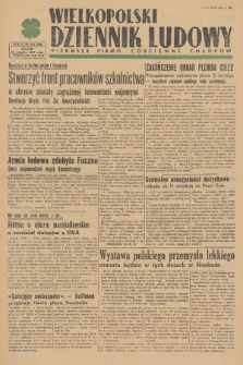 Wielkopolski Dziennik Ludowy : pierwsze pismo codzienne chłopów. R. 2, 1949, nr 224