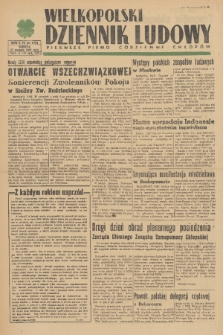 Wielkopolski Dziennik Ludowy : pierwsze pismo codzienne chłopów. R. 2, 1949, nr 232