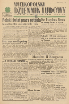 Wielkopolski Dziennik Ludowy : pierwsze pismo codzienne chłopów. R. 2, 1949, nr 247