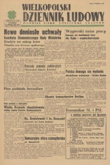 Wielkopolski Dziennik Ludowy : pierwsze pismo codzienne chłopów. R. 2, 1949, nr 251