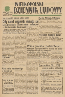 Wielkopolski Dziennik Ludowy : pierwsze pismo codzienne chłopów. R. 2, 1949, nr 253