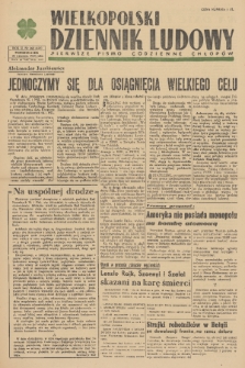 Wielkopolski Dziennik Ludowy : pierwsze pismo codzienne chłopów. R. 2, 1949, nr 262