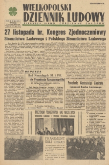 Wielkopolski Dziennik Ludowy : pierwsze pismo codzienne chłopów. R. 2, 1949, nr 263