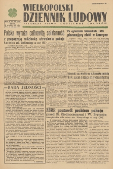 Wielkopolski Dziennik Ludowy : pierwsze pismo codzienne chłopów. R. 2, 1949, nr 264
