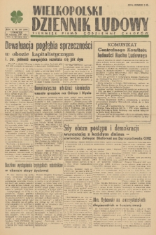 Wielkopolski Dziennik Ludowy : pierwsze pismo codzienne chłopów. R. 2, 1949, nr 265