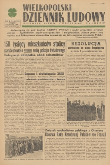 Wielkopolski Dziennik Ludowy : pierwsze pismo codzienne chłopów. R. 2, 1949, nr 270