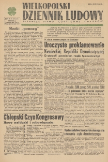 Wielkopolski Dziennik Ludowy : pierwsze pismo codzienne chłopów. R. 2, 1949, nr 275