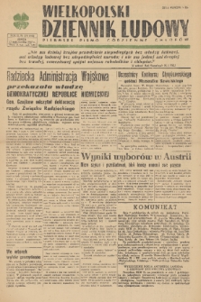 Wielkopolski Dziennik Ludowy : pierwsze pismo codzienne chłopów. R. 2, 1949, nr 278