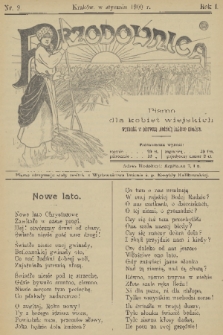 Przodownica : pismo dla kobiet wiejskich. R. 1, 1900, nr 1