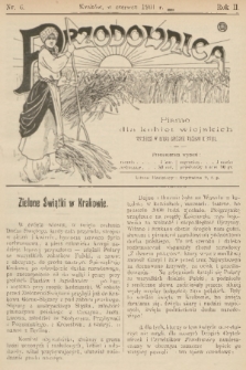 Przodownica : pismo dla kobiet wiejskich. R. 2, 1901, nr 6