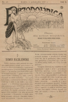 Przodownica : pismo dla kobiet wiejskich. R. 2, 1901, nr 10