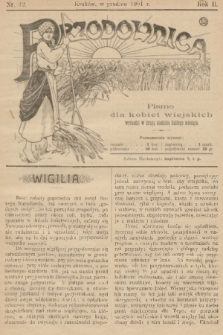 Przodownica : pismo dla kobiet wiejskich. R. 2, 1901, nr 12