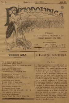 Przodownica : pismo dla kobiet wiejskich. R. 3, 1902, nr 5