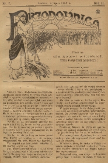 Przodownica : pismo dla kobiet wiejskich. R. 3, 1902, nr 7