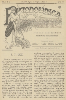 Przodownica : pismo dla kobiet. R. 4, 1903, nr 7 i 8