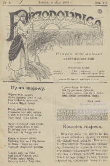 Przodownica : pismo dla kobiet. R. 7, 1906, nr 5