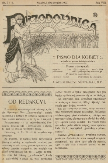 Przodownica : pismo dla kobiet. R. 8, 1907, nr 7 i 8