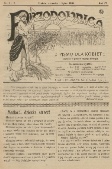 Przodownica : pismo dla kobiet. R. 9, 1908, nr 6 i 7