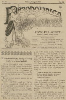 Przodownica : pismo dla kobiet. R. 9, 1908, nr 11