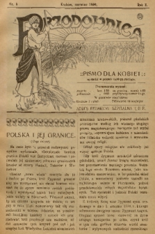 Przodownica : pismo dla kobiet. R. 10, 1909, nr 6