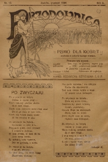 Przodownica : pismo dla kobiet. R. 10, 1909, nr 12