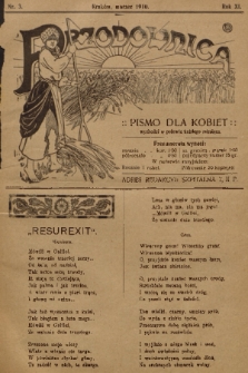 Przodownica : pismo dla kobiet. R. 11, 1910, nr 3