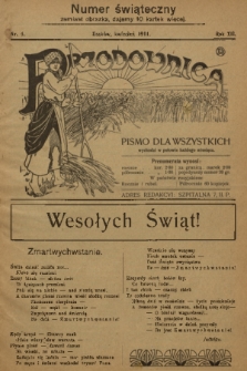 Przodownica : pismo dla kobiet. R. 12, 1911, nr 4