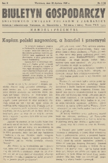 Biuletyn Gospodarczy Światowego Związku Polaków z Zagranicy. R. 2, 1939, nr 5