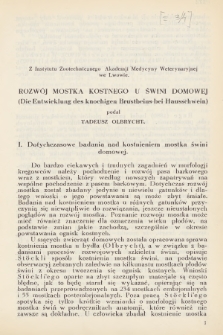 Rozprawy Biologiczne z Zakresu Medycyny Weterynaryjnej, Rolnictwa i Hodowli, T. 13, 1935, z. [3-4]