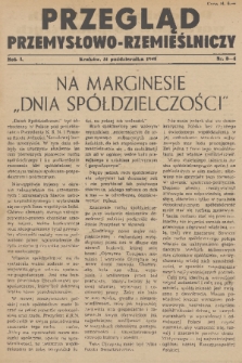Przegląd Przemysłowo-Rzemieślniczy. R. 1, 1945, nr 3-4