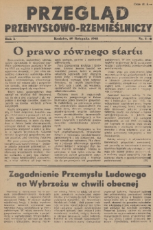 Przegląd Przemysłowo-Rzemieślniczy. R. 1, 1945, nr 4
