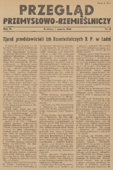 Przegląd Przemysłowo-Rzemieślniczy. R. 2, 1946, nr 5